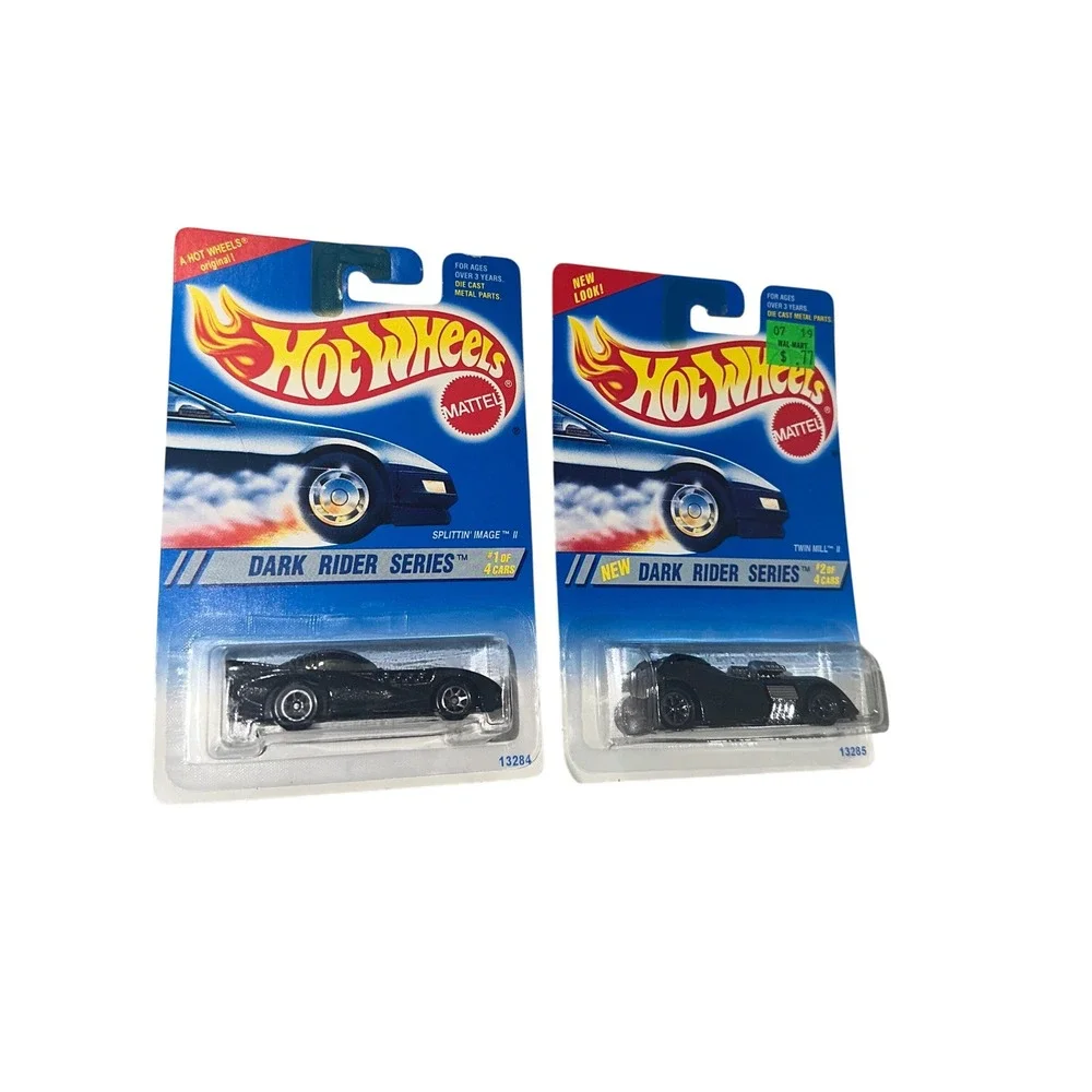 Hot Wheels 1994 Dark Rider Series Splittin Image II Twin Mill II Mattel Lot of 2